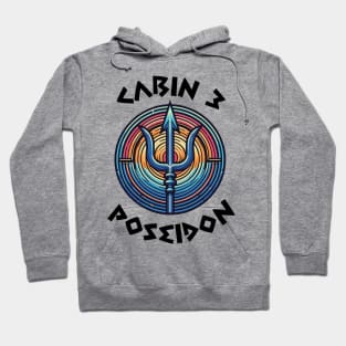 Cabin 3 Poseidon - CAMP half-blood V4 Hoodie